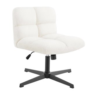 ECOZZONE Criss Cross Chair,Soft Seat Cushion,No Wheels,Height Adjustable,Suitable for Office,Home